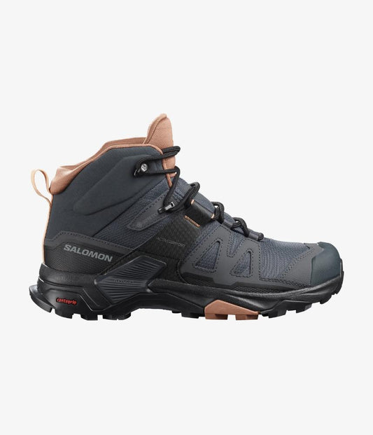 Salomon - X Ultra 4 Mid Gore-Tex - Women's - Ebony / Mocha Mousse / Almond Cream