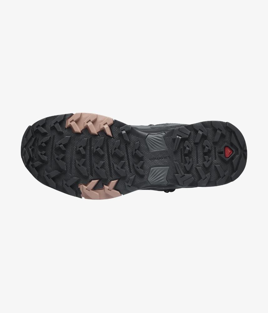 Salomon - X Ultra 4 Mid Gore-Tex - Women's - Ebony / Mocha Mousse / Almond Cream