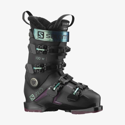 Salomon - S/Pro 100 - Black Burgandy Shift Green Blue