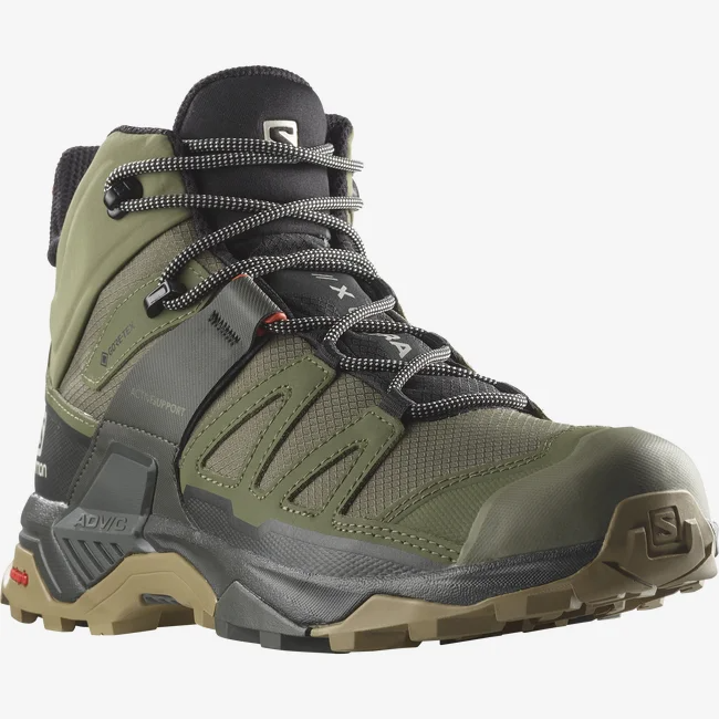 Salomon - X Ultra 4 Mid Gore-Tex - Men's - Deep Lichen Green Peat Kelp