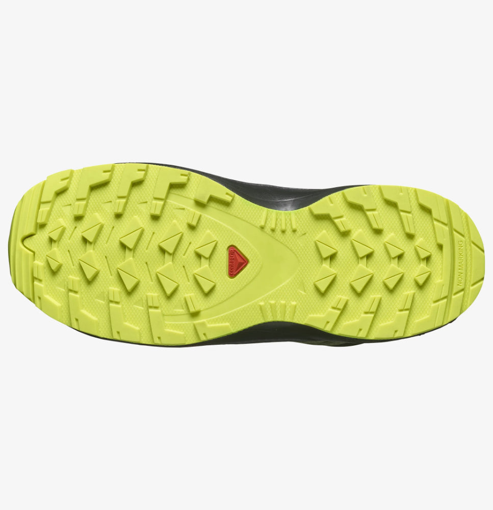 Salomon - XA Pro V8 Mid Climasalomon Waterproof Kids' - Black/Deep Lichen Green/Safety Yellow