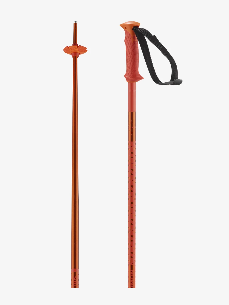 Salomon - Polar Alpine Poles - Cherry Tomato