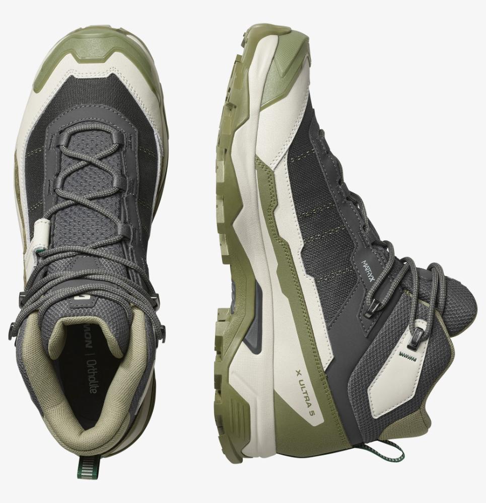 Salomon - X Ultra 5 Mid GTX M - Asphalt / Aloe / Eden