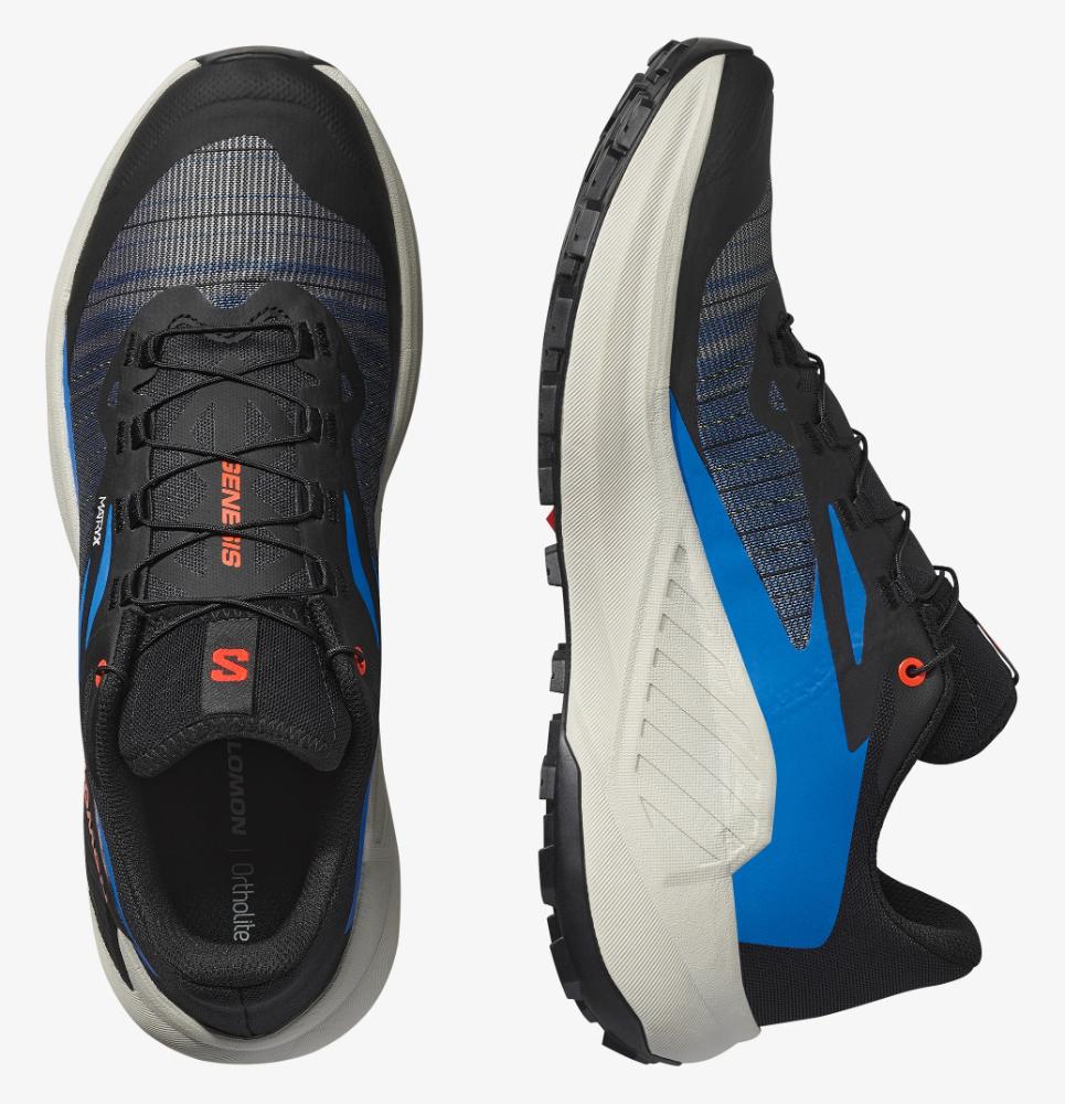 Salomon - Genesis - Men's - Black / French Blue / Cherry Tomato