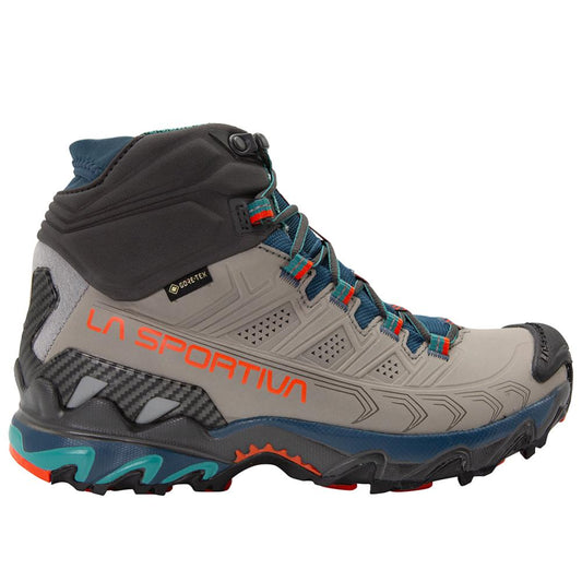 La Sportiva - Ultra Raptor II Mid Leather GTX - Women's - Grey/Cherry Tomato