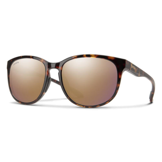Smith - Lake Shasta - Tortoise; ChromaPop Polarized Rose Gold Mirror