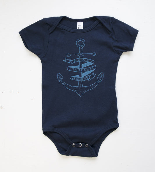 New Duds - Lake Champlain Body Suit - Navy