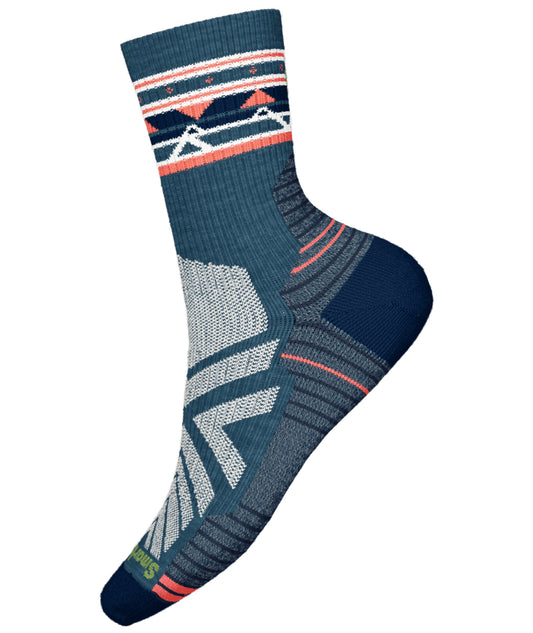 Smartwool - Hike Light Cushion Zig Zag Valley Mid Crew Socks - Women's - Ash / Charcoal