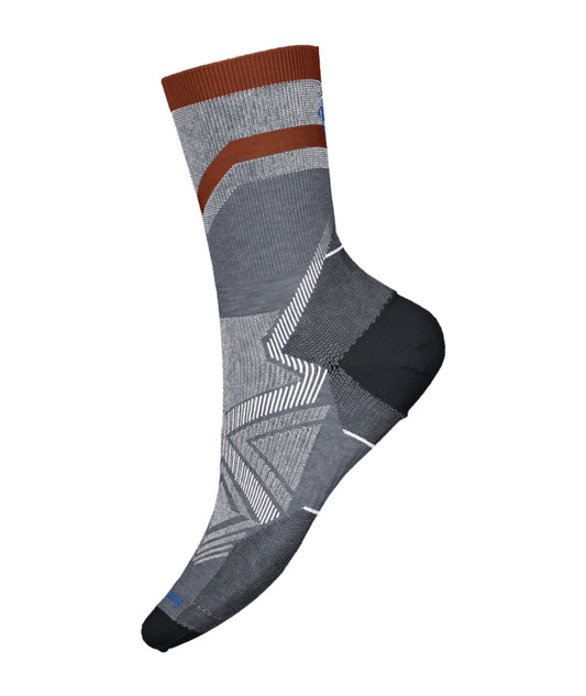 Smartwool - Run Zero Cushion Mid Crew Pattern - Twilight Blue