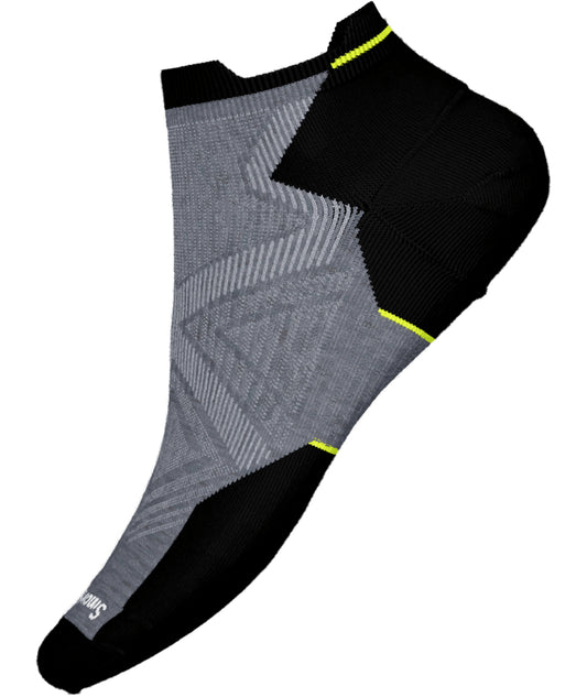 Smartwool - Run Targeted Cushion Low Ankle Socks - Men's - Medium Gray