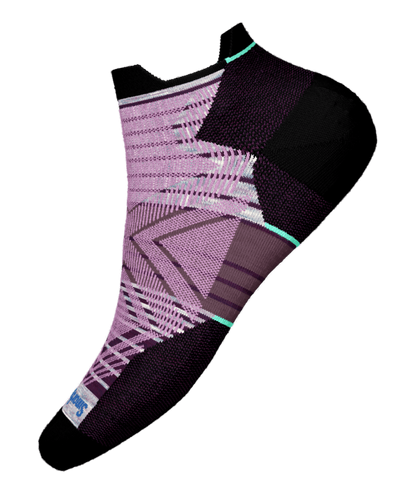 Smartwool - Run Zero Cush Stripe Low Ankle Socks - Women's - Black
