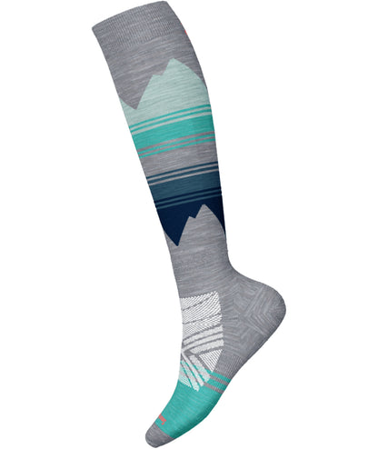 Smartwool - Womens Ski Targeted Cushion Pattern OTC Socks - Charcoal