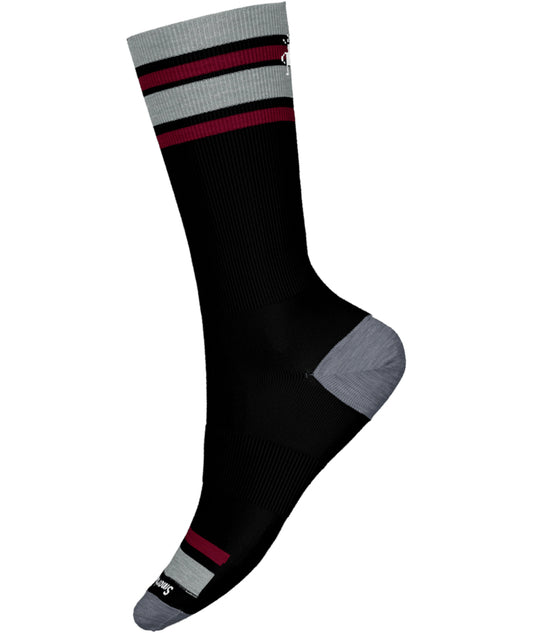 Smartwool - Everyday Top Split Stripe Crew - Unisex - Black-Charcoal