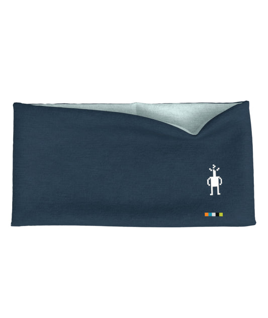 Smartwool - Thermal Merino Reversible Headband - Unisex - Black-Charcoal Heather
