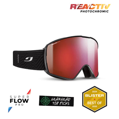 Julbo - Launcher Goggle - Black; REACTIV 0 4 High Contrast