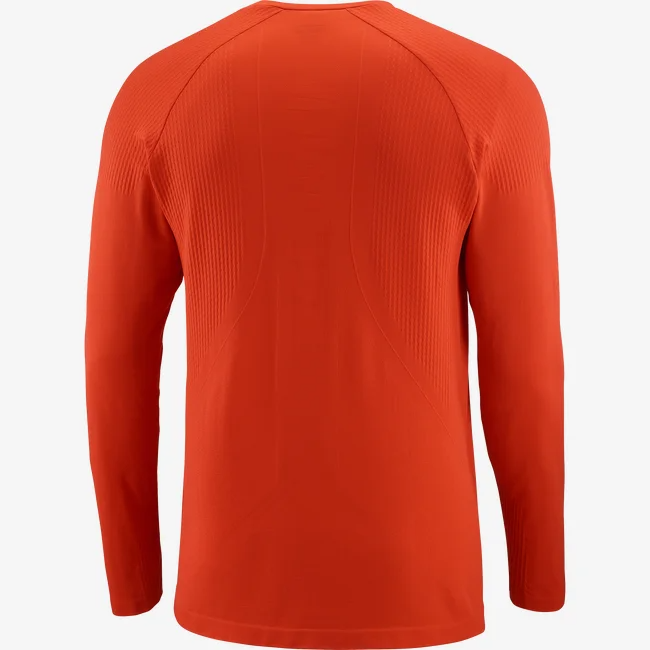 Salomon - Sense LS Tee - Men's - Fiery Red