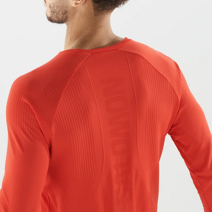 Salomon - Sense LS Tee - Men's - Fiery Red