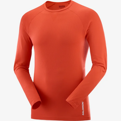 Salomon - Sense LS Tee - Men's - Fiery Red