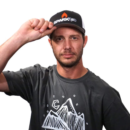 Spark R and D - Spark Logo Hat - Black/White