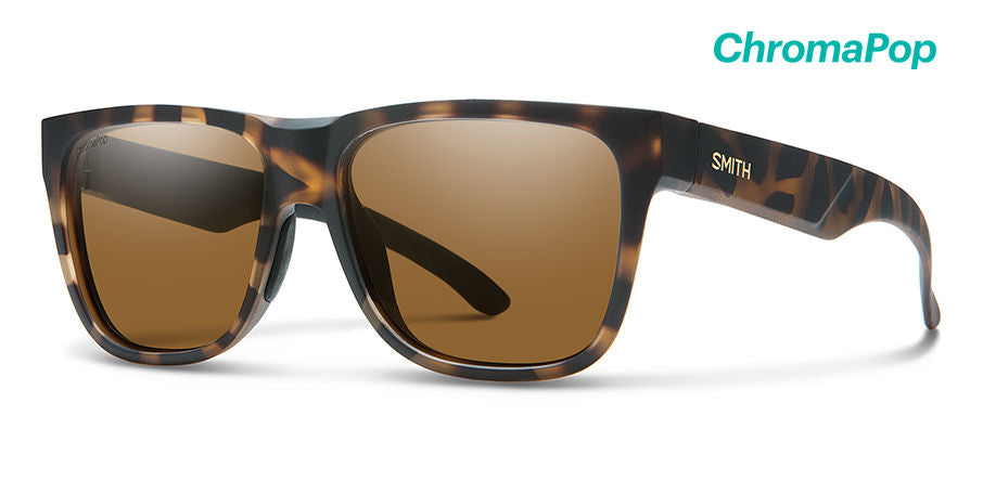 Smith - Lowdown 2 - Matte Tortoise; ChromaPop Polarized Brown