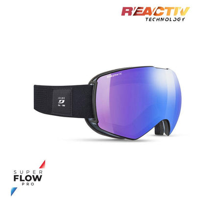 Julbo - Lightyear Goggle - Black/Gray; REACTIV 1 3 Glare Control