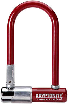 Kryptonite - Krypto Series 2 Mini-7 U-Lock - 3.25 x 7" - Maroon