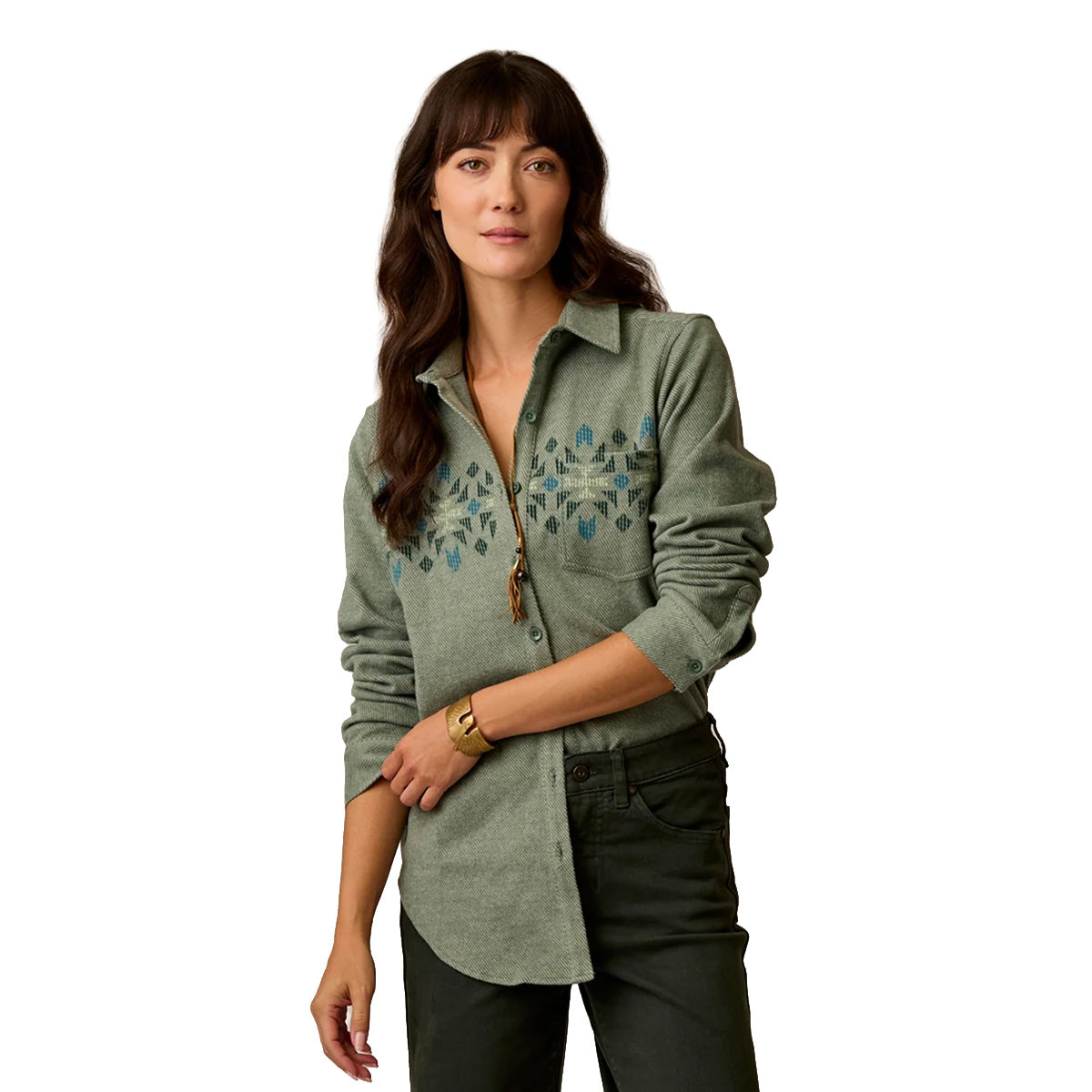 Carve Designs - Fairbanks Supersoft Shirt - Laurel Motif
