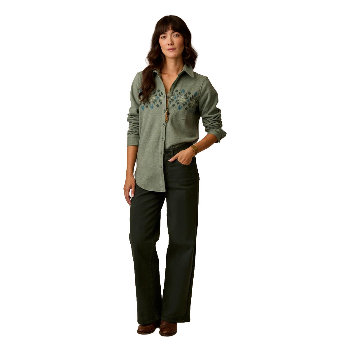 Carve Designs - Fairbanks Supersoft Shirt - Laurel Motif