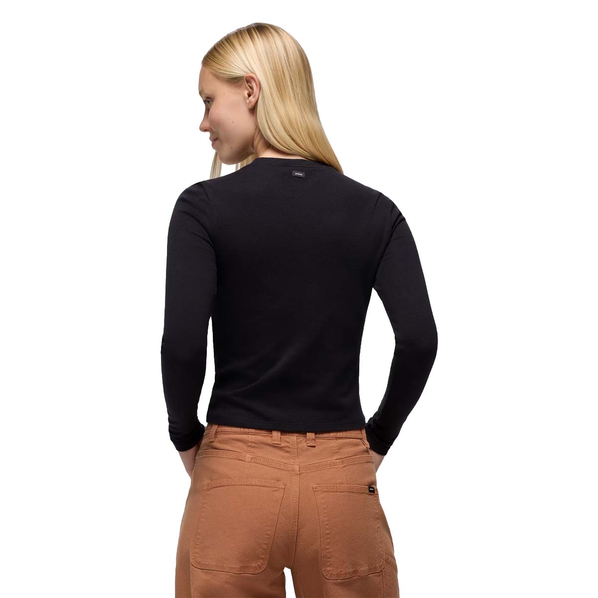 Prana - Lotus Long Sleeve Tee - Black