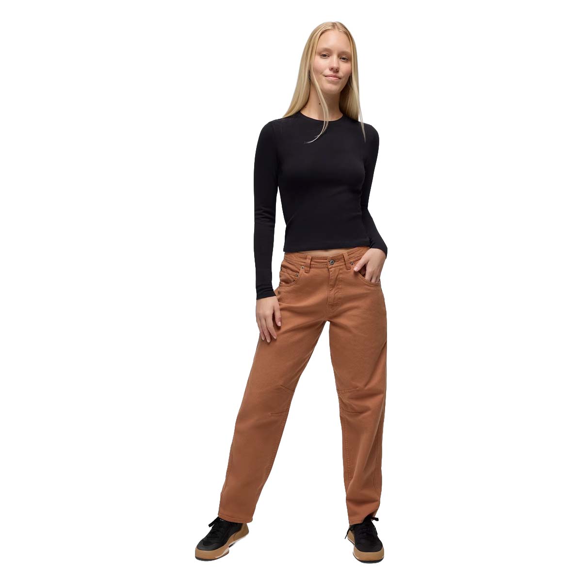 Prana - Lotus Long Sleeve Tee - Black
