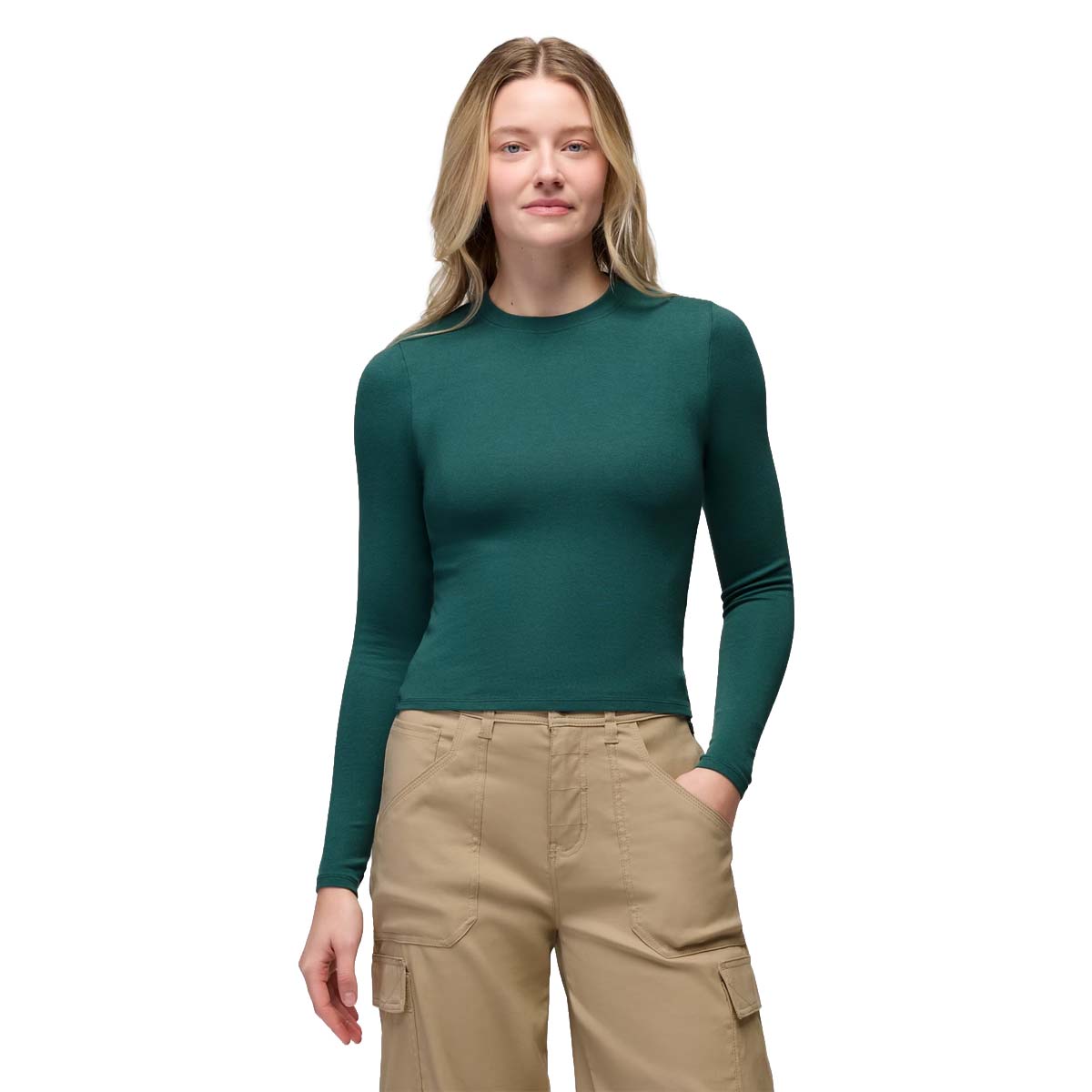 Prana - Lotus Long Sleeve Tee - Coast