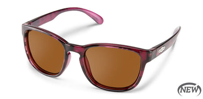 Suncloud - Loveseat - Matte Tortoise Pink Fade; Polarized Brown