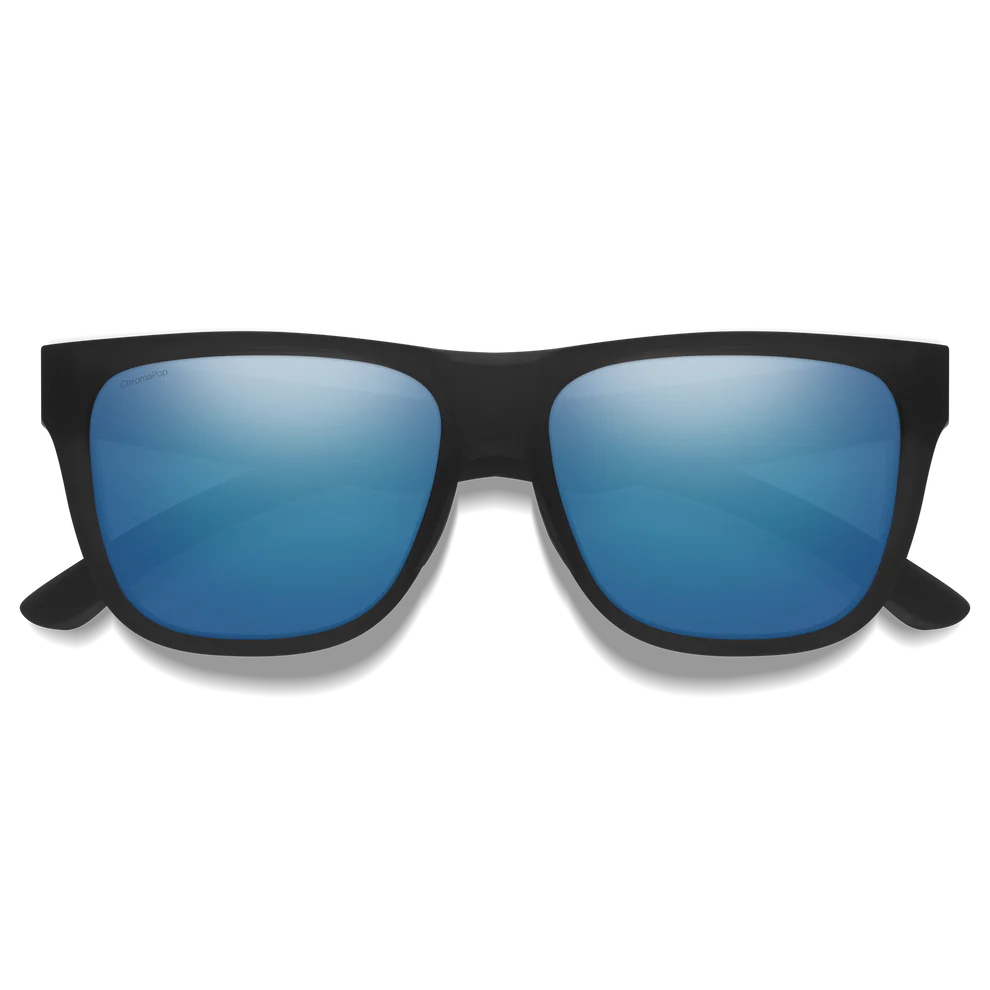 Smith - Lowdown 2 - Black Matte ChromaPop Glass Polarized Blue Mirror