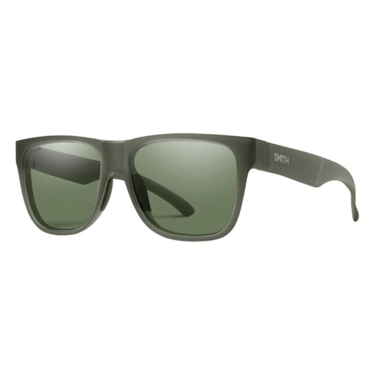 Smith - Lowdown 2 - Matte Moss; ChromaPop Polarized Gray Green