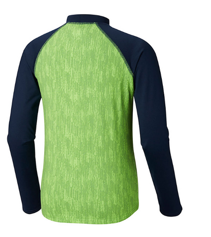 Columbia - Sandy Shores Printed LS Sunguard Youth - Mint Cay Toucan