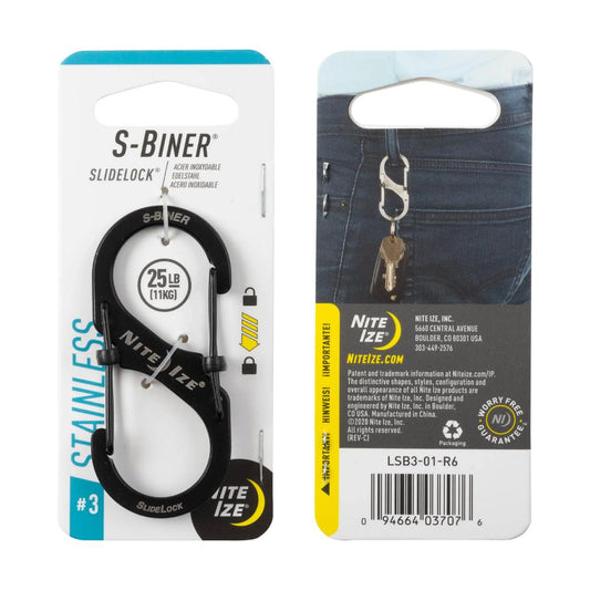 Nite Ize - S-Biner SlideLock Stainless Steel