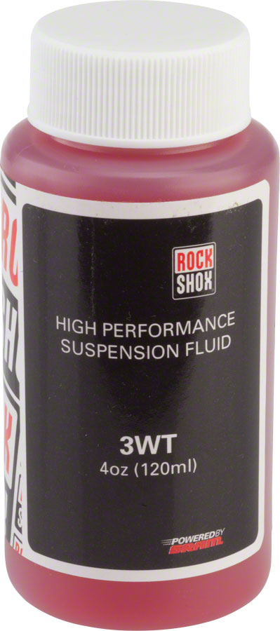 RockShox - Suspension Oil, 3wt, 120ml Bottle, Rear Shock Damper/Charger Damper
