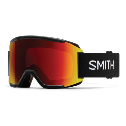 Smith - Squad - Black; Pro Photo Red Mirror