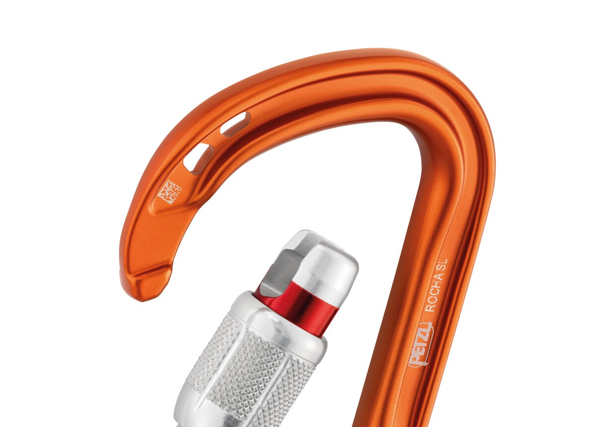 Petzl - Rocha Screw-Lock Carabiner - Orange