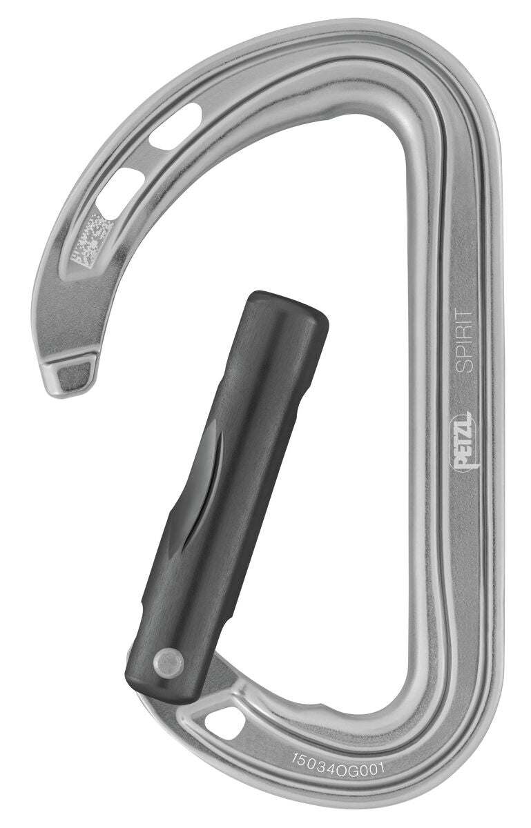 Petzl - Spirit Straight Gate Biner - Gray