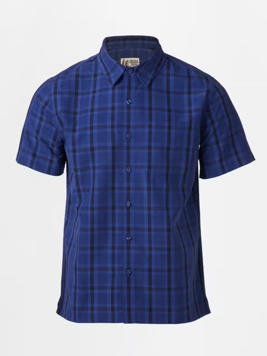 Marmot - Eldridge Novelty Classic Short Sleeve Shirt - Men's - Claystone Oliver Plaid