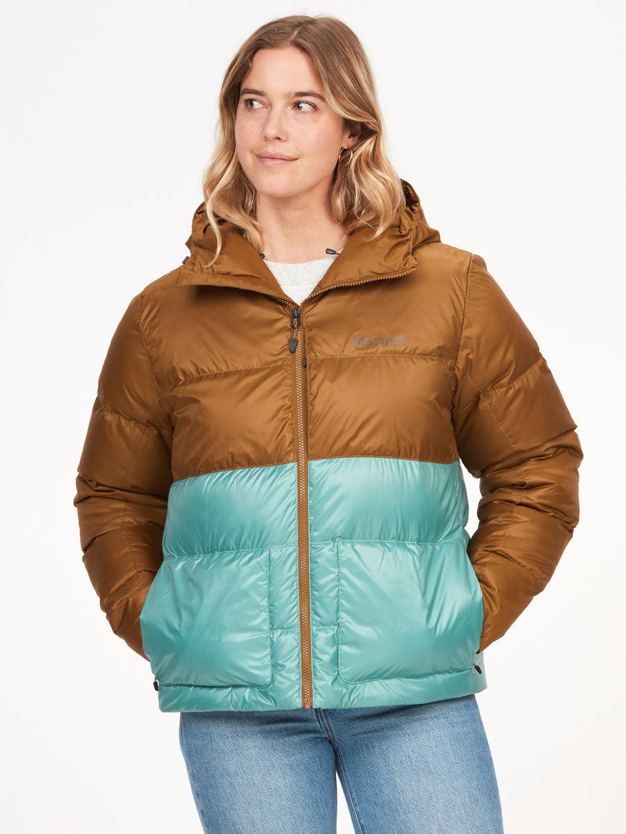 Marmot - Guides Down Hoody Women's - Hazel/Blue Agave