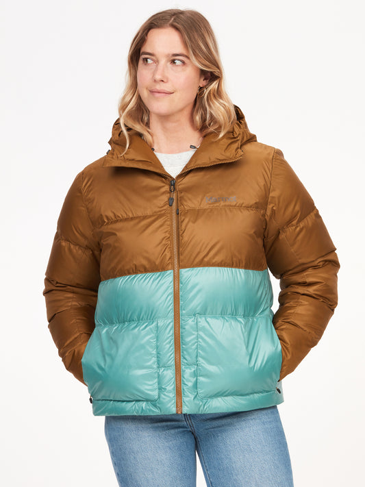 Marmot - Guides Down Hoody Women's - Hazel/Blue Agave