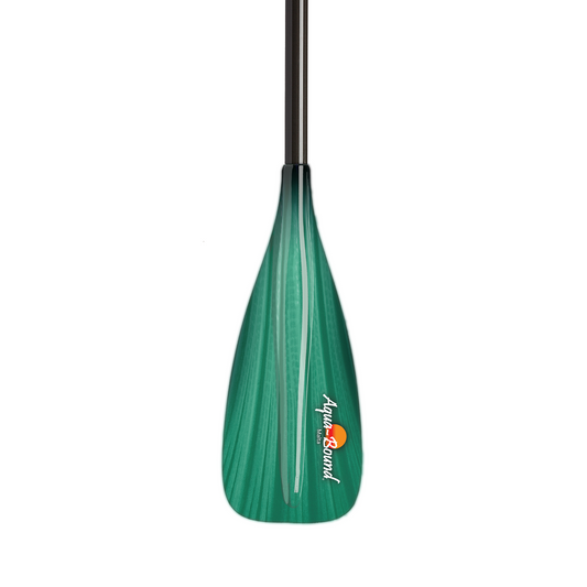 Aqua-Bound - Malta Fiberglass 1-Piece SUP Paddle - Green Tide