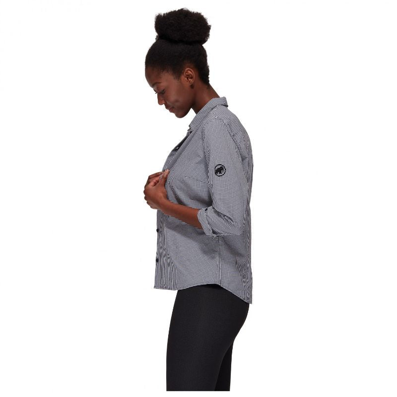 Mammut - Aada Longsleeve Shirt - Women's - Black-White