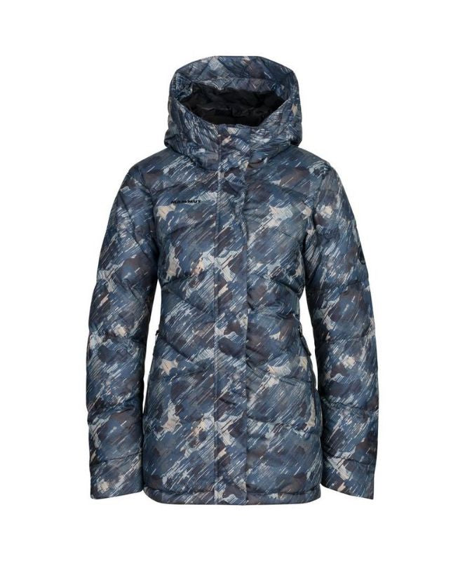 Mammut - Fedoz IN Hooded Jacket - Women's - Marine-Black Camo