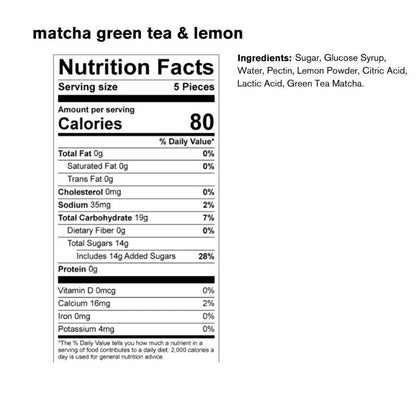 Skratch Labs - Energy Chews Sport Fuel - Matcha Green Tea & Lemon