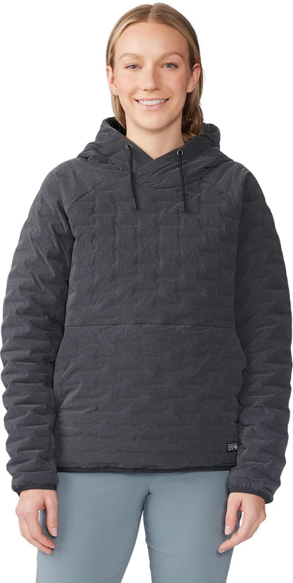 Mountain Hardwear - Stretchdown Light Pullover - Women's - Dark Storm Heather