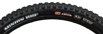 Maxxis - Minion DHF Tire Tubeless Folding 3C Maxx Terra EXO+ - 29x2.6 Black - Black