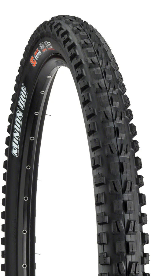 Maxxis - Minion DHF Tire Tubeless Folding 3C Maxx Terra EXO+ - 29x2.6 Black - Black